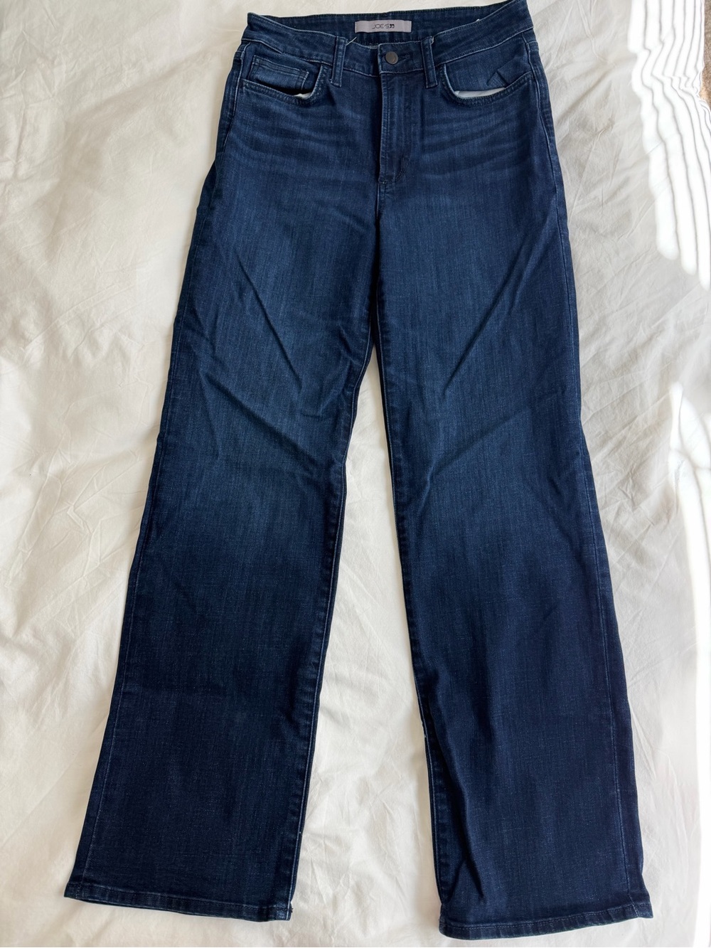 Joe's Jeans Wide Leg Dark Blue Denim